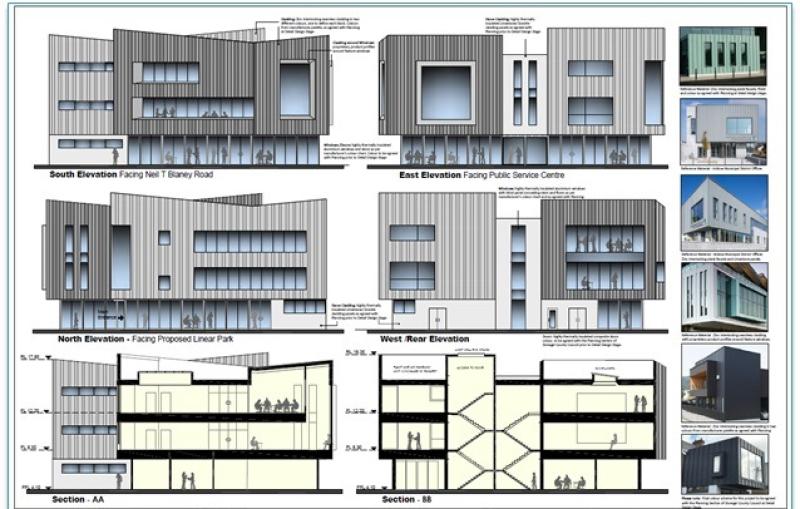 Innovative building which is full of promise and possibility on the horizon for a Donegal town