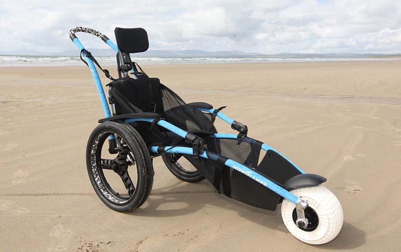 Beach wheelchair