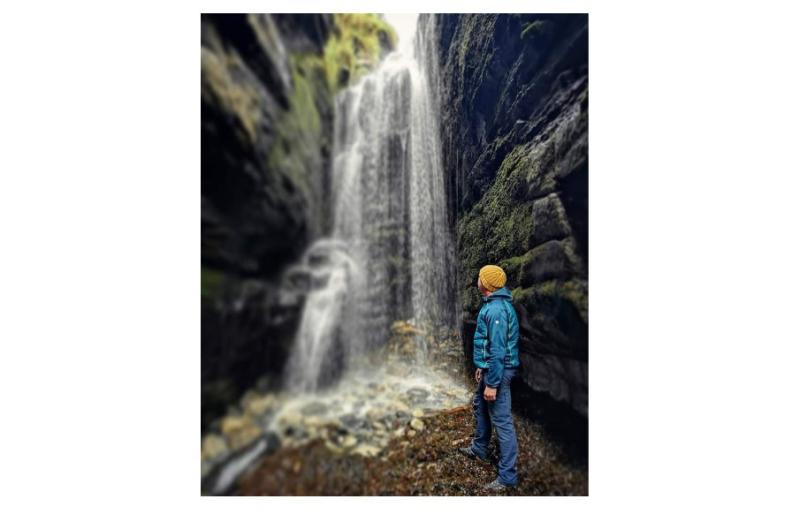 Donegal secret waterfall. Photo James O'Donnell Photography