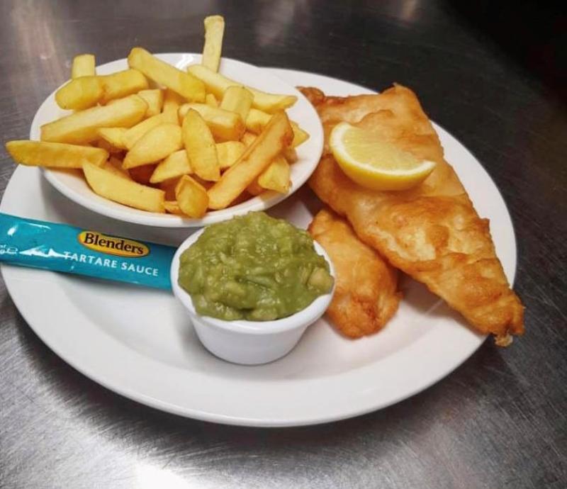 Furey's Diner fish and chips