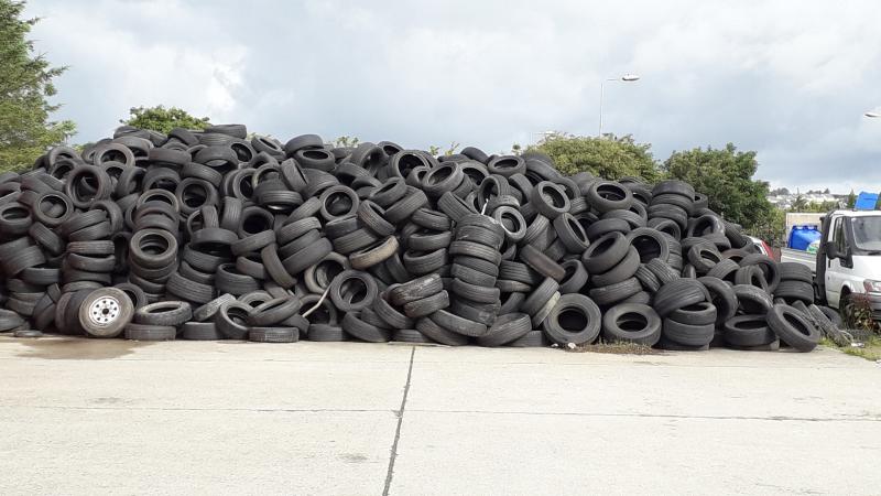 Fears over Buncrana's tyre pyre