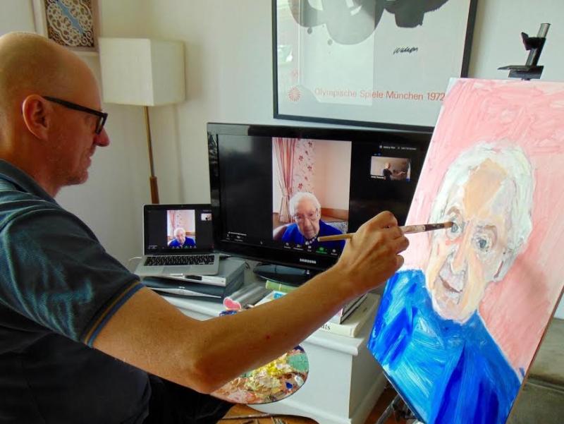 Search on for Donegal over-70s who fancy having their portrait painted