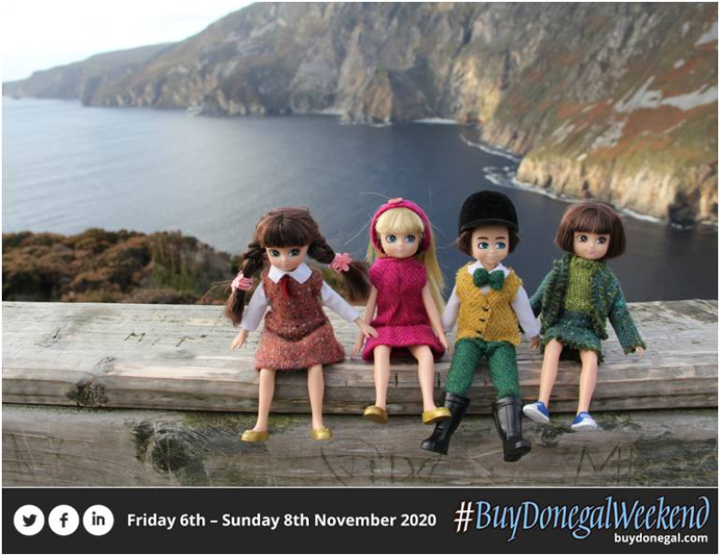 Lottie Dolls all dressed up and ready for #BuyDonegalWeekend
