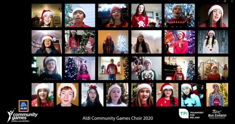 Aldi Community Games and gold medal singers from 26 counties in special Christmas song