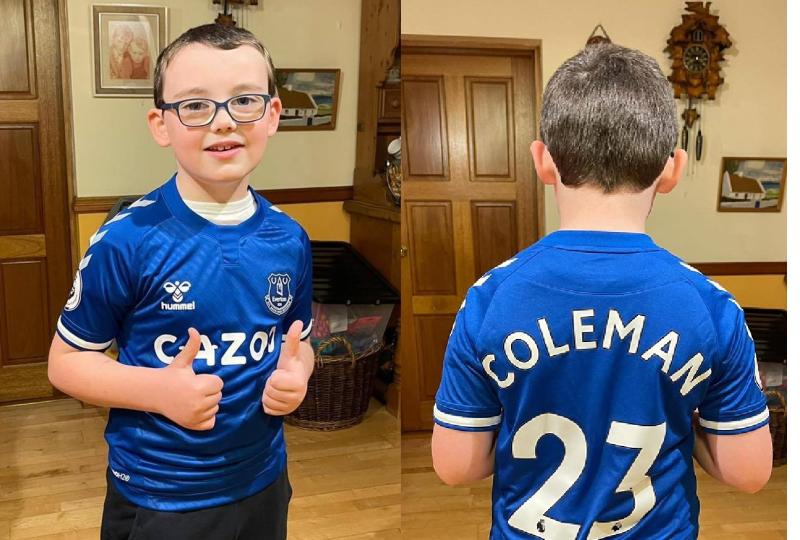 Nice surprise for Gweedore United underage player from Seamus Coleman