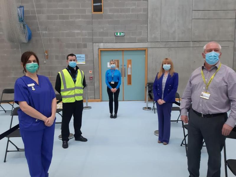 Vaccinations continue at Letterkenny IT for Donegal Health Care Workers