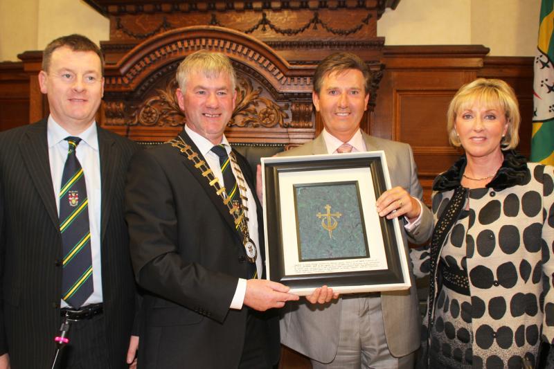 FLASHBACK FRIDAY: Daniel O'Donnell receives Freedom of Donegal (2012)