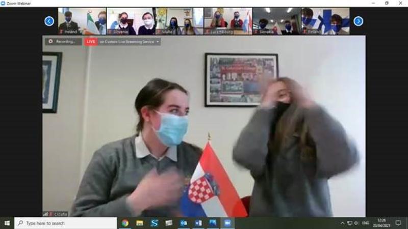 Donegal school comes third in prestigious 2021 Model Council of the European Union Debate