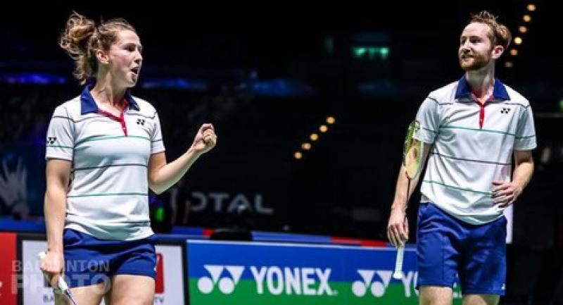 Magees through to last 16 at 2021 European Badminton Championships in Kyiv, Ukraine