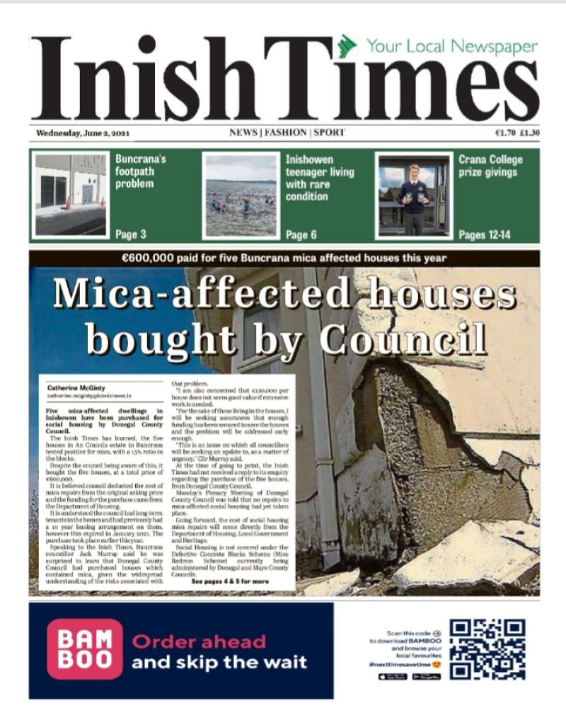 Inish Times, June 2, 2021.