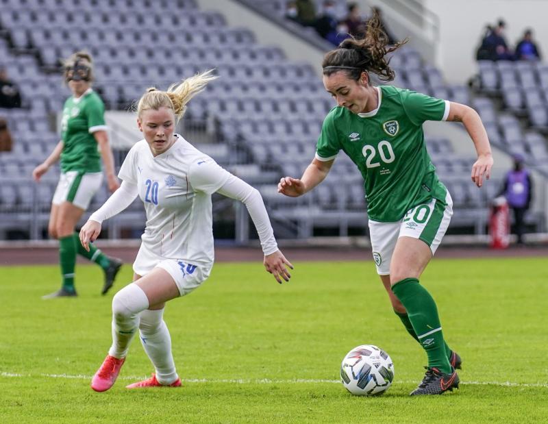 McLaughlin comes on as late sub as Ireland women lose to Iceland