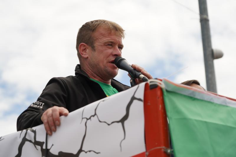 Mica redress campaigner Paddy Diver calls on people to attend Letterkenny protest