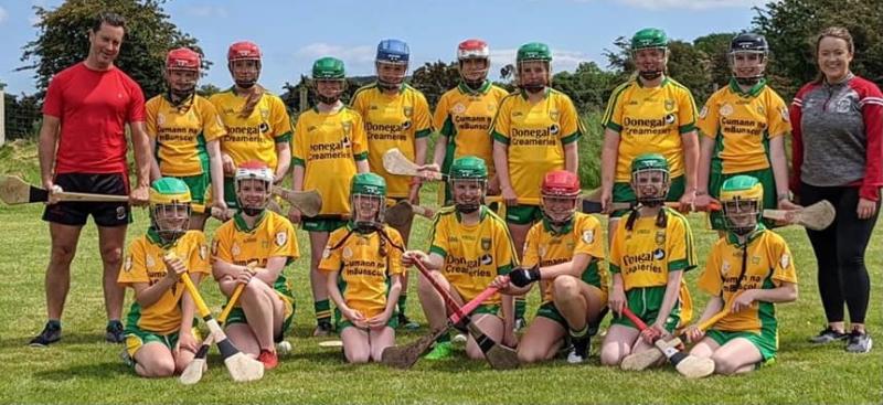 Dungloe camogie team create a piece of history