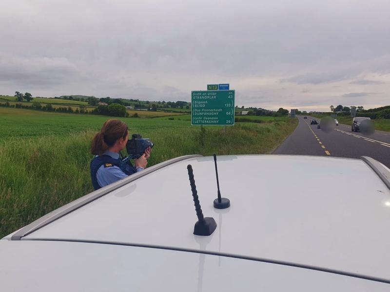 Extra garda presence on Donegal roads this weekend as roads unit tackles speeding