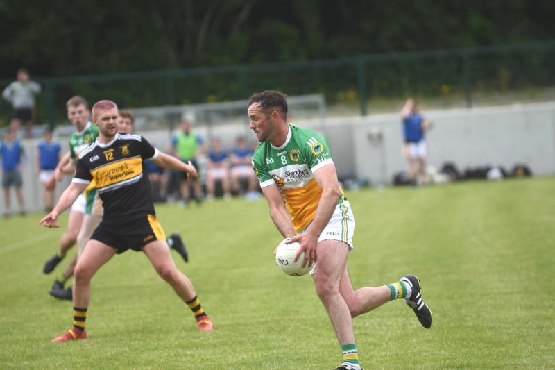 Cian McEniff scrapes a point for Bundoran in Glenswilly