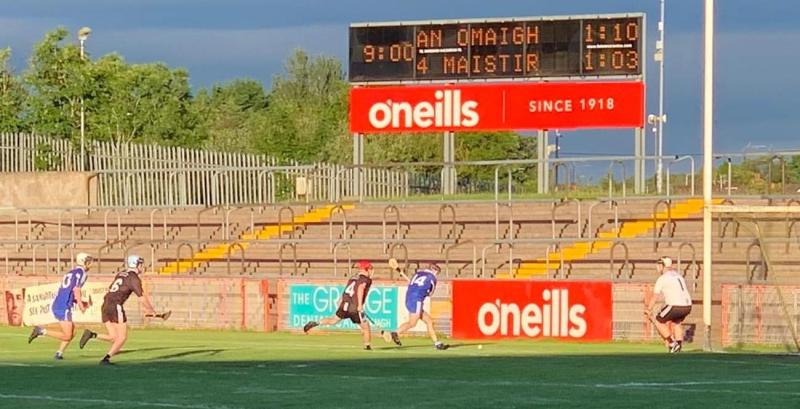 GAA President pops into Omagh to watch Four Masters take on St Enda's