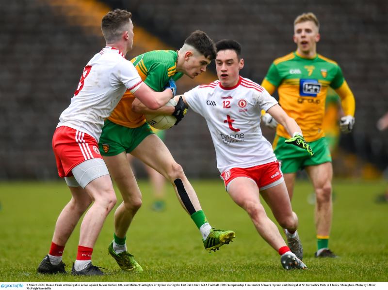 Donegal and Armagh team lists for tonight's Ulster U-20 clash