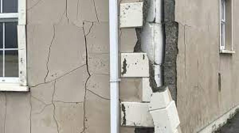 Homeowner seriously injured patching up mica cracks