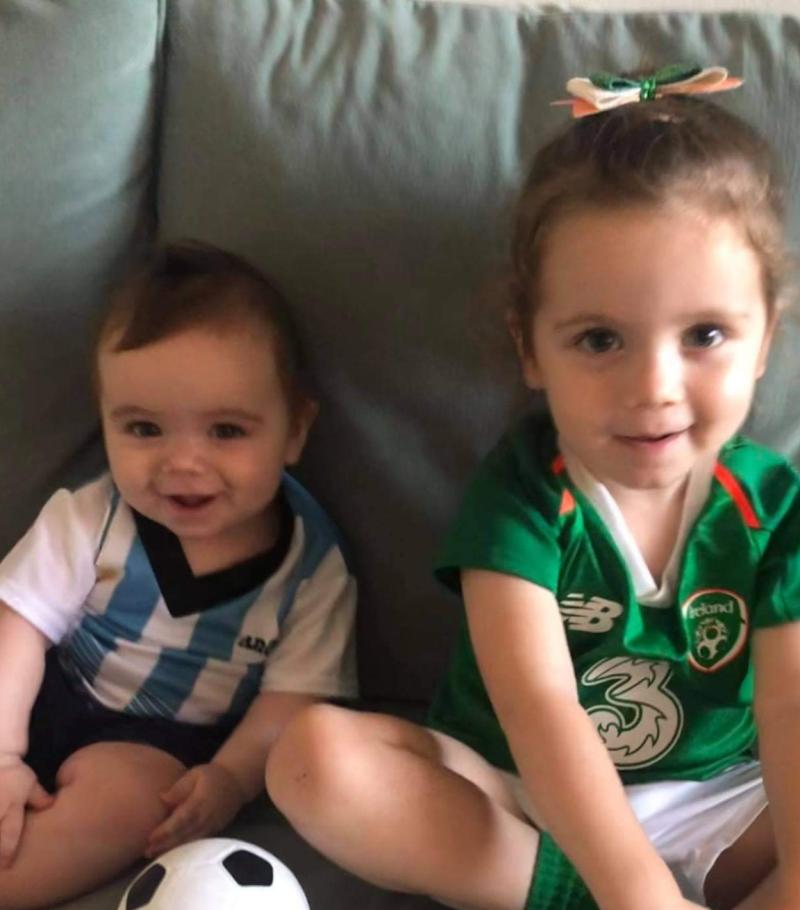 'Forza Azzurri!' say Pierce and Celeste