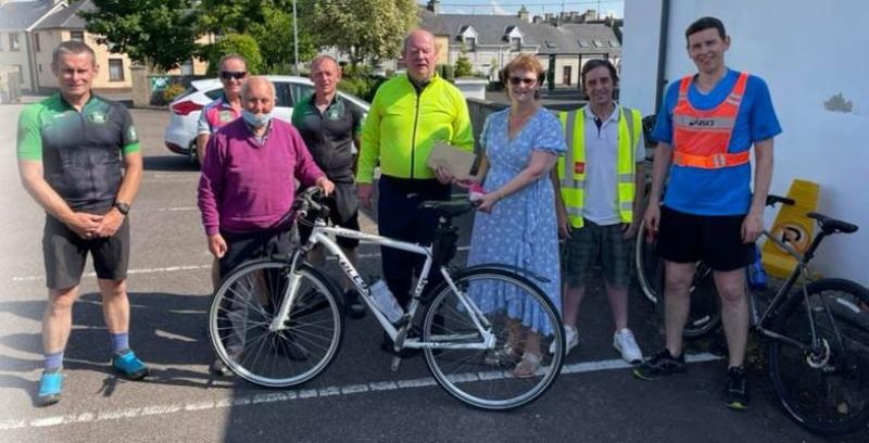 Donegal clergyman finishes his marathon charity cycle