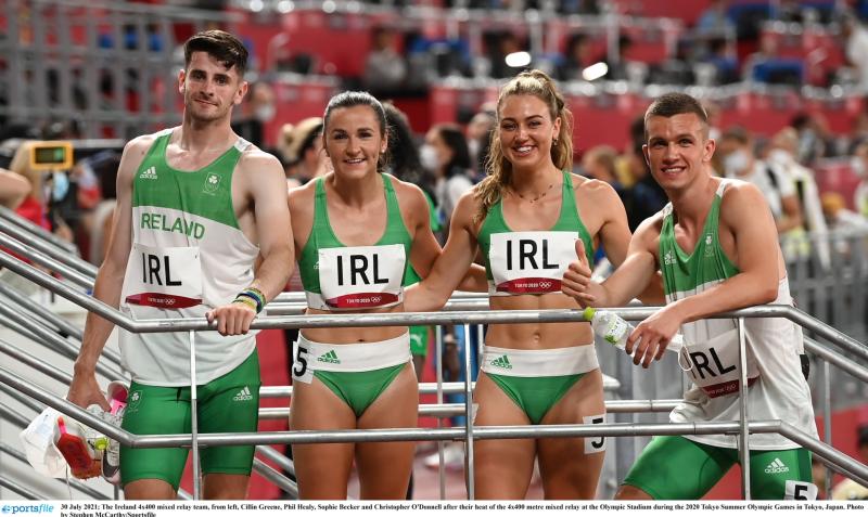 Former Bundoran pupil O'Donnell leads Ireland to 4x400 metre mixed relay Olympic final