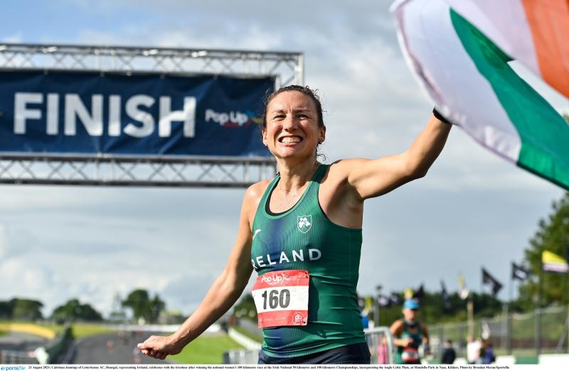 National record and national 100k race title for Jennings