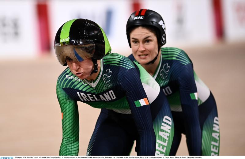 National record for Katie-George Dunlevy and Eve McCrystal  in Paralympic opener