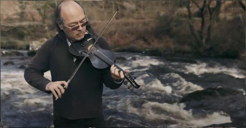 Howard Chu enjoying life - and music - in west Donegal