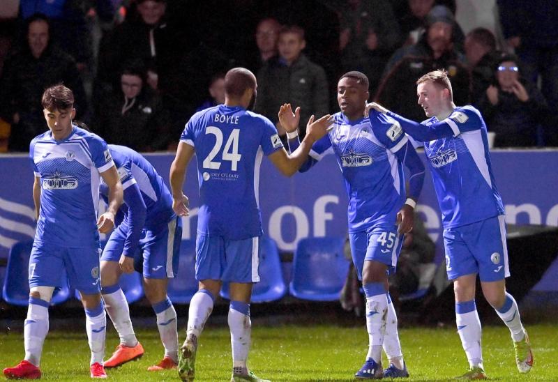 WATCH: Tunde Owolabi nets his second for Finn Harps against Dundalk