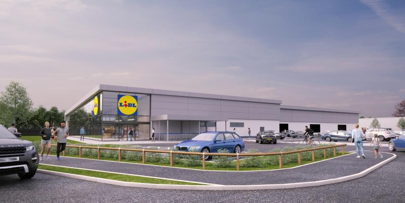 Lidl Ireland has unveiled plans for a "brand new, state-of-the-art" store in Carndonagh