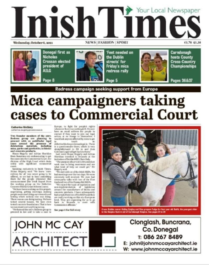 Inish Times, Wednesday, October 6, 2021