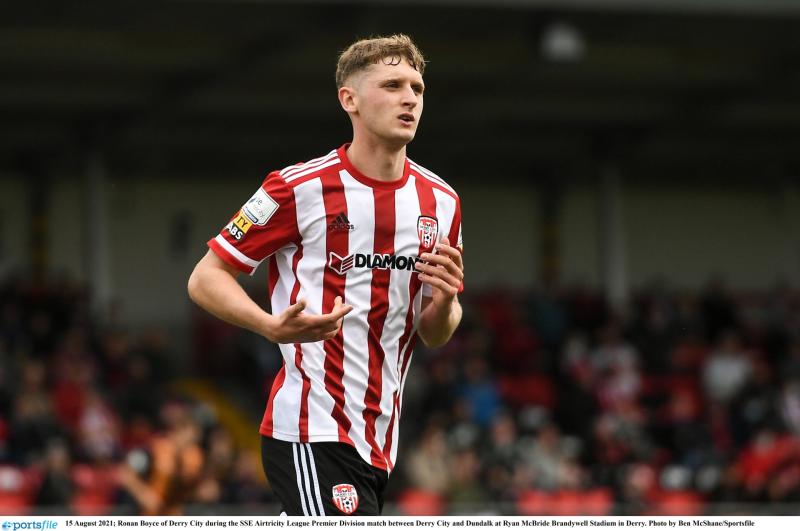 Watch: Ronan Boyce scores late equaliser for Derry City