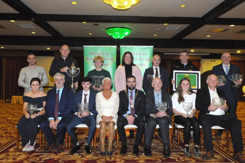 2020 Donegal Sports Star Award  winners receive their gongs