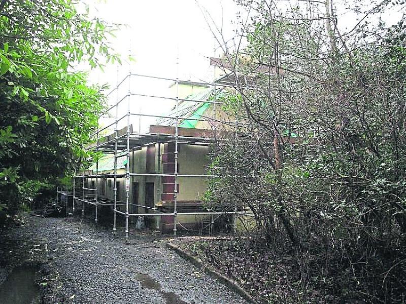  Works continue on Brian Friel cottage in Glenties