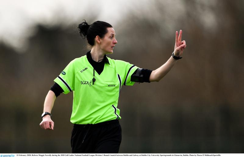 Maggie Farrelly will be the first female to referee a senior men's county final