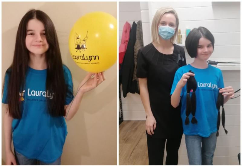 Big-hearted Donegal girl donates hair to Princess Trust while raising money for LauraLynn