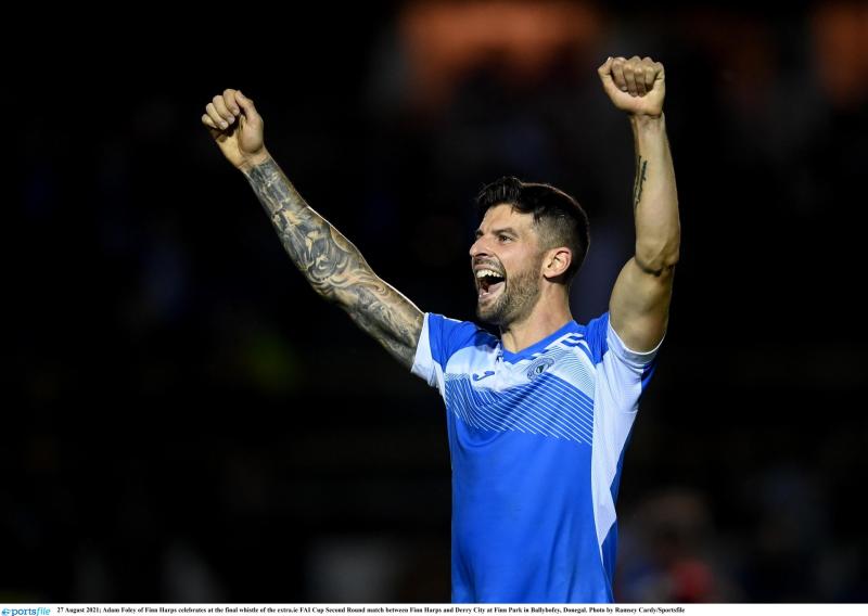 Adam Foley bids farewell to Finn Harps