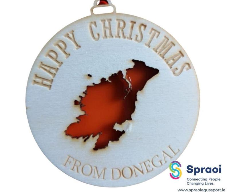 Happy Christmas from Donegal decoration