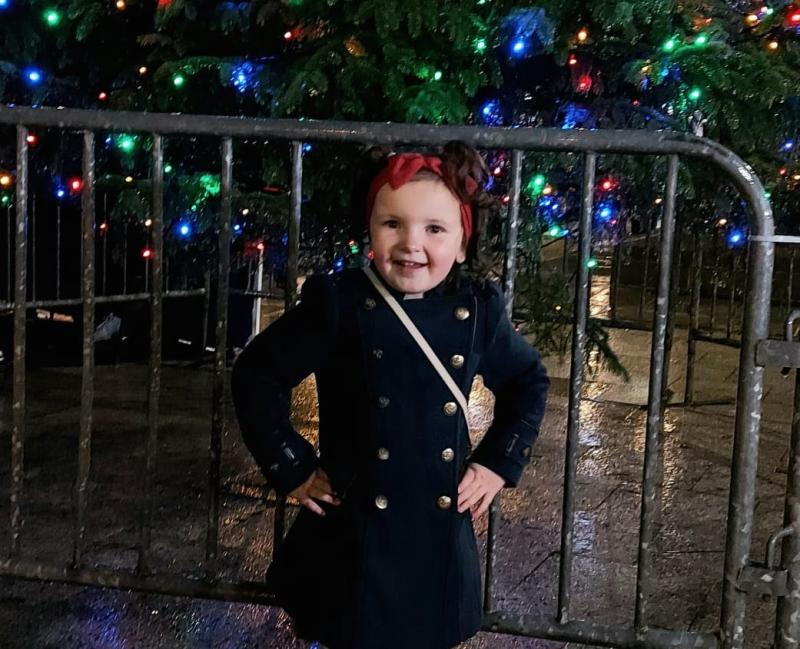 Watch: Christmas cheer as Callie (4) lights up Donegal Town