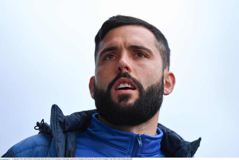 Finn Harps announce Dave Webster's return for 2022 season