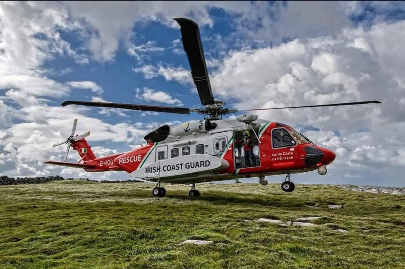 Coast Guard carries out medivac from Donegal island during Storm Barra