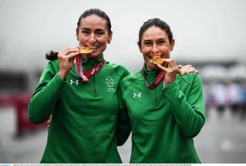 Katie George Dunlevy and Eve McCrystal take Team Award at  RTÉ Sport Awards 2021