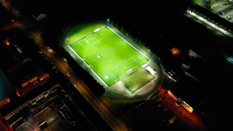 New stand and changing rooms for Letterkenny Community Centre