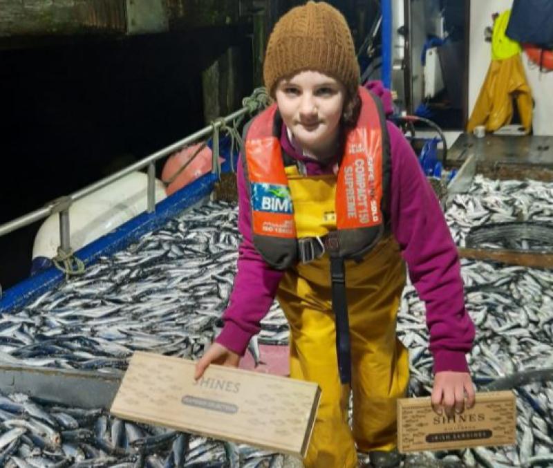 Muireann is this the youngest girl fishing in Killybegs 