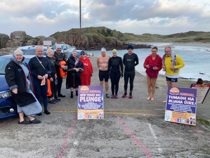 Great turn out for New Year's Day Plunge in aid of Gemma's Legacy of Hope