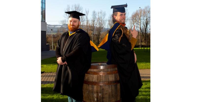 Raise a glass to the Donegal man who has graduated after completing Ireland's first undergraduate brewing and distilling degree