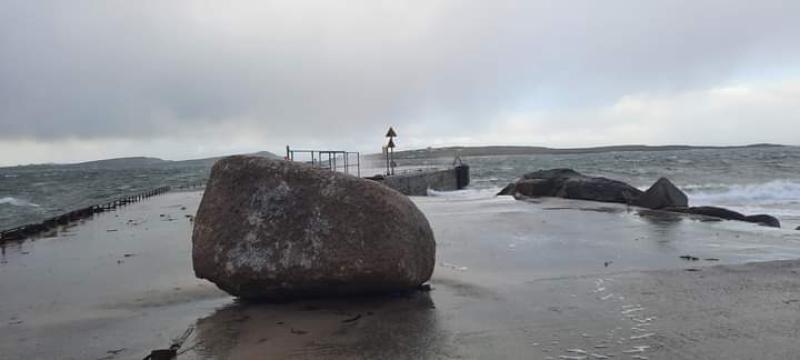 Boulder at Port Arthur