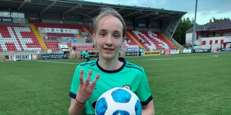 Cache Crumlish nets hat-trick for Sion Swifts