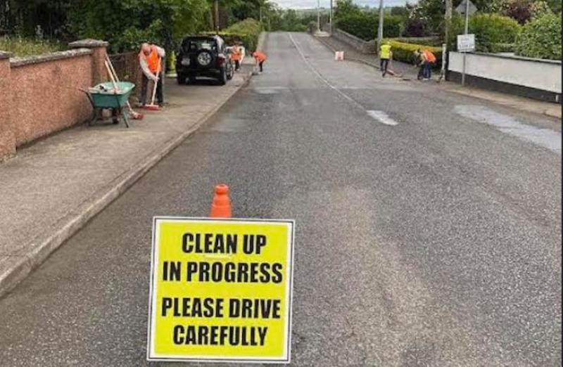 Residents embark on weeding and cleaning the village campaign