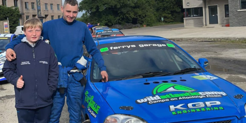 Donegal crews toast class wins at rally